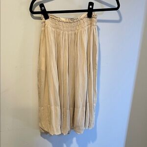 DKNY Cream Midi Skirt